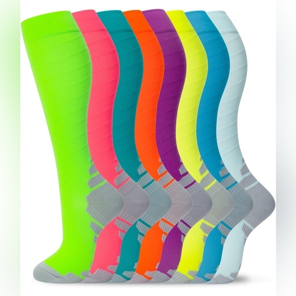 Compression Socks Neon 20-30mmHg